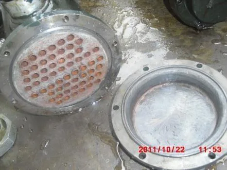 Cleaning oil cooler quenching — sesudah